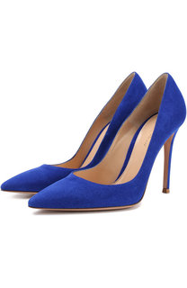 Замшевые туфли Gianvito 105 на шпильке Gianvito Rossi