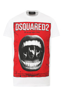 Хлопковая футболка Dsquared2