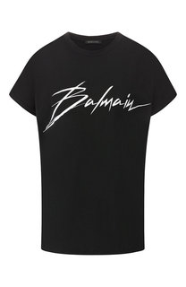 Хлопковая футболка Balmain
