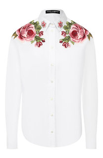 Хлопковая рубашка Dolce & Gabbana