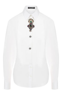 Хлопковая рубашка Dolce & Gabbana