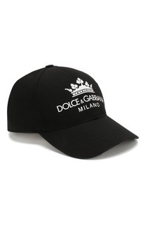 Хлопковая бейсболка Dolce & Gabbana