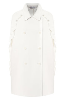 Двубортное пончо REDVALENTINO