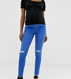 Синие рваные джинсы New Look Maternity - Синий