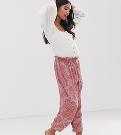 Красные джоггеры с принтом пейсли New Look Maternity - Красный