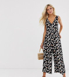 Комбинезон с цветочным принтом на груди ASOS DESIGN curved - Мульти
