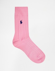 Хлопковые носки с египетским рисунком Polo Ralph Lauren - Розовый