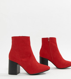 Сапоги на блочном каблуке New Look - Красный