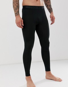 Черные спортивные леггинсы Reebok - Черный