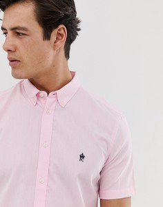 Оксфордская рубашка с короткими рукавами French Connection - Розовый