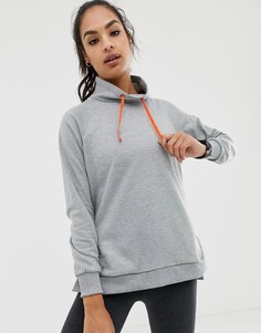 Свитшот со свободным воротником ASOS 4505 - Серый