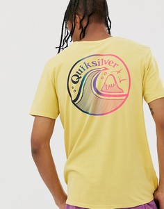 Желтая футболка Quiksilver Faded Potentail - Желтый