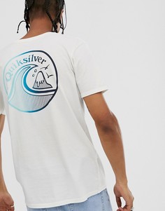 Белая футболка Quiksilver Faded Potentail - Белый