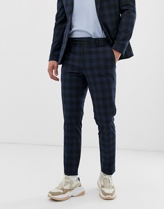 Темно-синие брюки скинни ASOS DESIGN - Темно-синий