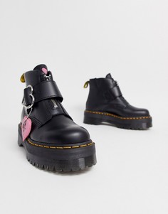 Массивные ботинки с пряжками Dr. Martens x Lazy Oaf - Черный