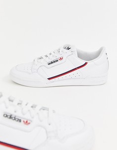 Белые кроссовки adidas Originals Continental 80 - Белый