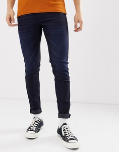 Темно-синие выбеленные джинсы скинни Celio - Синий
