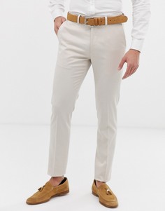 Светло-коричневые облегающие брюки Celio - Рыжий