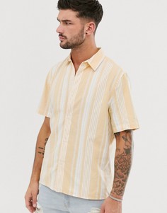 Желтая рубашка в полоску Burton Menswear - Желтый