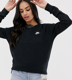 Черный свитшот с круглым вырезом Nike Essentials - Черный