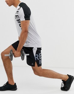 Черные шорты в стиле колор блок Reebok one series - Черный
