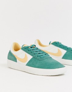 Зеленые кроссовки Nike SB Team Classic