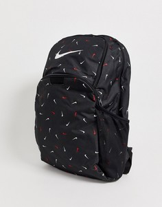 Черный рюкзак с логотипом-галочкой Nike Training Brasilia - Черный