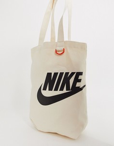 Сумка-тоут кремового цвета Nike - Кремовый