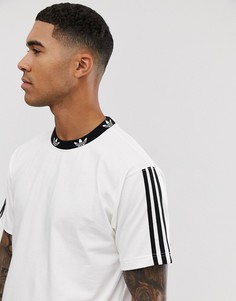 Белая футболка с принтом adidas Originals - Белый