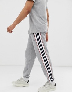 Серые джоггеры с 3 полосками adidas Originals - Серый