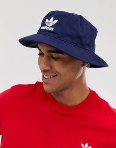 Темно-синяя панама с логотипом adidas Originals - Темно-синий