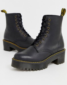 Черные ботильоны на каблуке Dr Martens Shriver Wyoming - Черный