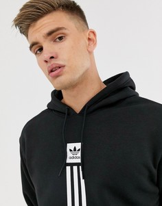 Худи черного цвета с логотипом adidas Skateboarding pillar
