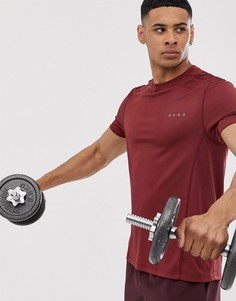 Красная спортивная футболка из быстросохнущей ткани ASOS 4505 - Красный