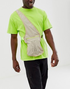 Бежевая сумка через плечо ASOS DESIGN - Бежевый
