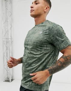 Зеленая футболка с принтом New Balance Running accelerate - Зеленый