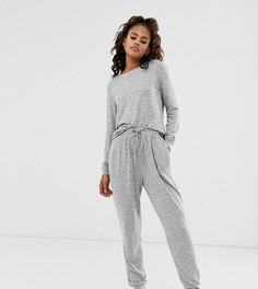 Мягкие комбинируемые джоггеры для дома ASOS DESIGN Tall - Серый