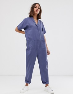 Свободный комбинезон ASOS DESIGN - Темно-синий