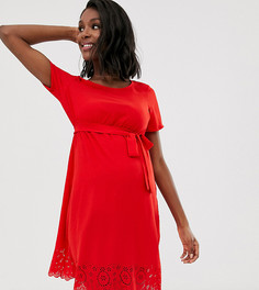 Платье с вырезами Mamalicious - Красный Mama.Licious