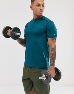 Сине-зеленая эластичная футболка New Look SPORT - Синий