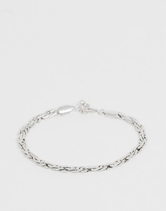 Серебристый браслет-цепочка ASOS DESIGN - Серебряный