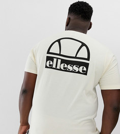 Бежевая футболка с логотипом ellesse Plus Cuba - Бежевый