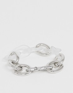 Серебристый браслет ASOS DESIGN - Серебряный