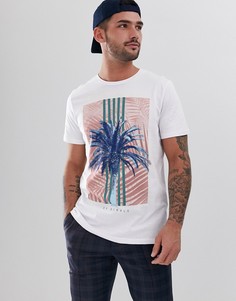 Футболка с принтом Jack & Jones Originals - Белый