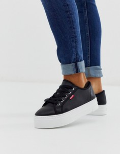 Кроссовки на плоской платформе и со шнуровкой Levis - Мульти Levis®