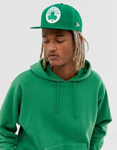 Зеленая кепка New Era Featherweight 9Fifty Boston Celtics