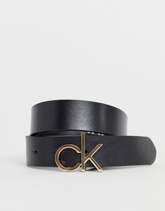 Ремень для джинсов с логотипом Calvin Klein Jeans - Черный