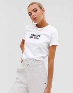 Футболка с логотипом Tommy Jeans - Белый