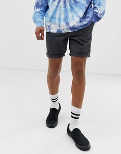 Черные шорты чиносы скинни ASOS DESIGN - Черный