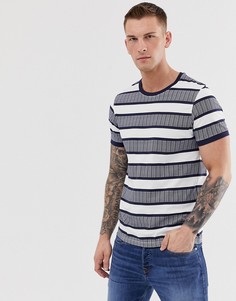 Футболка в полоску с логотипом Jack & Jones Core